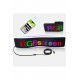 Piksel Panel, USB Esnek LED Kayan Metin Animasyon Ekranı, Bluetooth App, 16X32 Led ler 7X17CM Piksel Panel, USB Esnek LED Kayan Metin Animasyon Ekranı, Bluetooth App, 16X32 Led ler 7X17CM