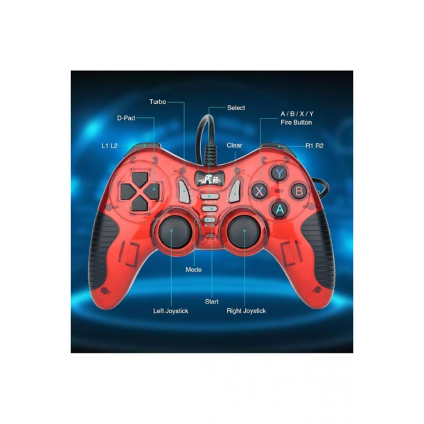 Pc Uyumlu Usb Joystick Oyun Kolu Gamepad Blg27