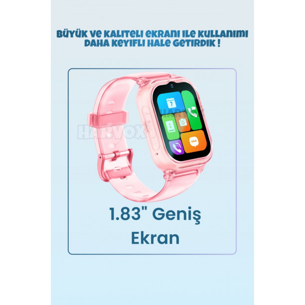 HX 4G MAX GÖRÜNTÜLÜ GÖRÜŞMELİ AKILLI ÇOÇUK TAKİP SAATİ KOLYE