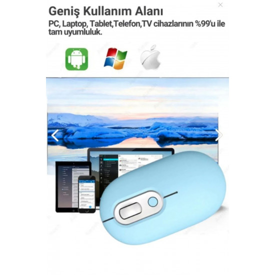 M1 Kablosuz Mouse Bluetooth Wireless Çift Mod lu USB 2.4g Şarj Edilebilir 800/1200/1600dpi Rgb Fare M1 Kablosuz Mouse Bluetooth Wireless Çift Mod lu USB 2.4g Şarj Edilebilir 800/1200/1600dpi Rgb Fare