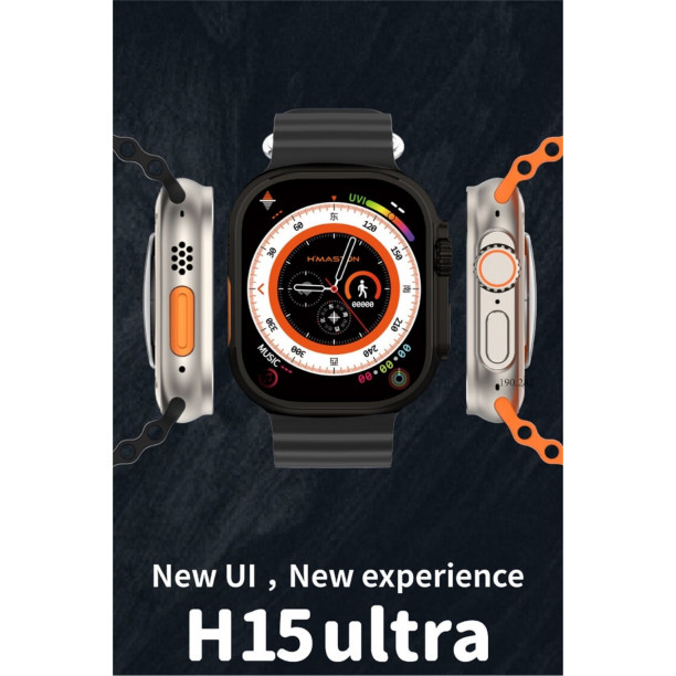 H15 Ultra Plus 49 Mm 2.04 Inch Amoled Ekran 1gb Hafıza Müzik Ebooks Foto Albüm Ekleme